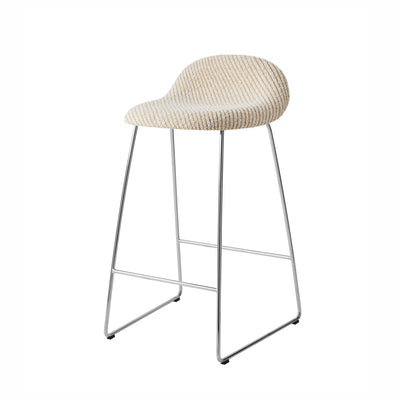 Gubi 3D Counter Stool - Fully Upholstered