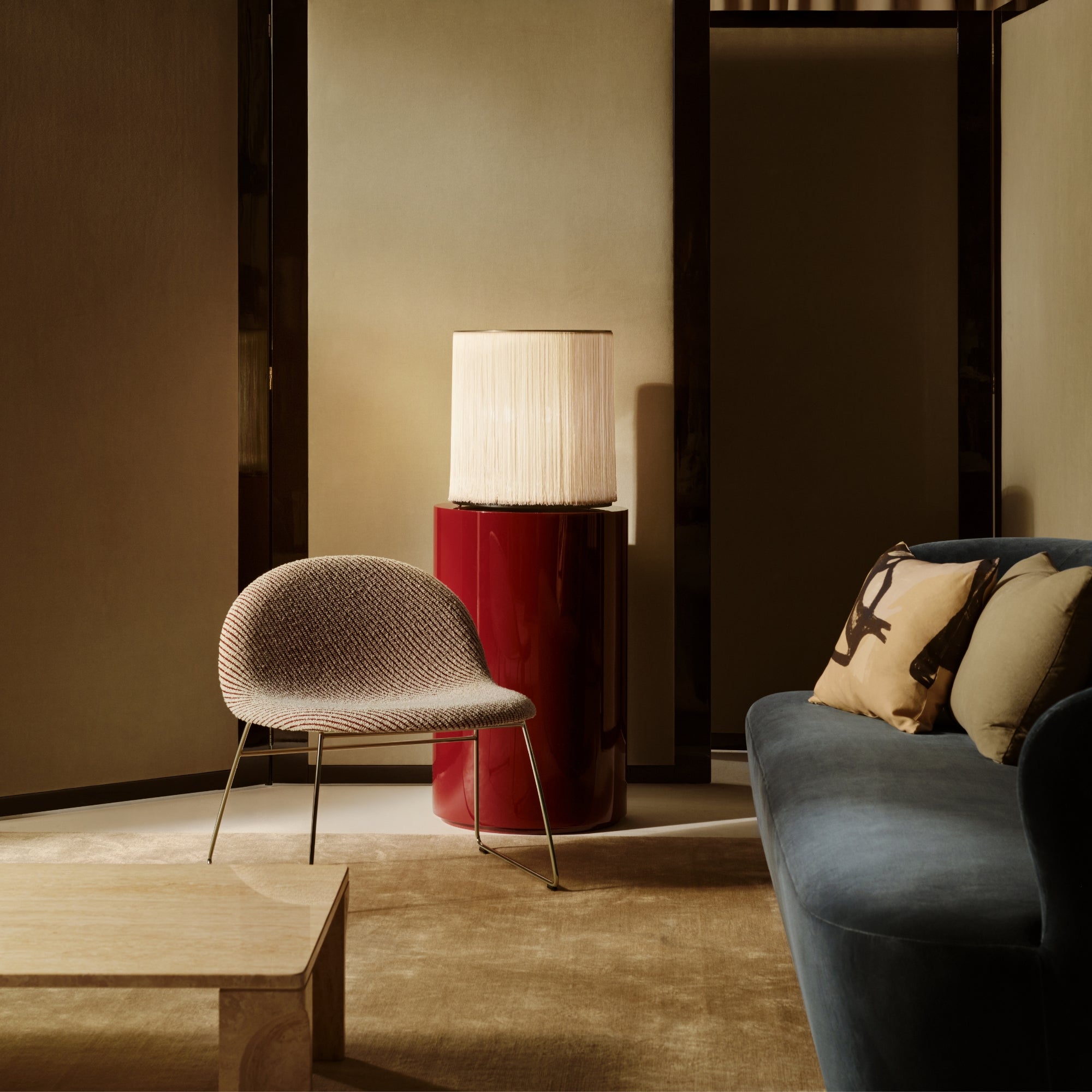 Gubi 3D Lounge Chair - Fully Upholstered