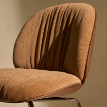 Gubi Beetle Soft Dining Chair - Front Upholstered, Walnut – Indoor Dining Chair