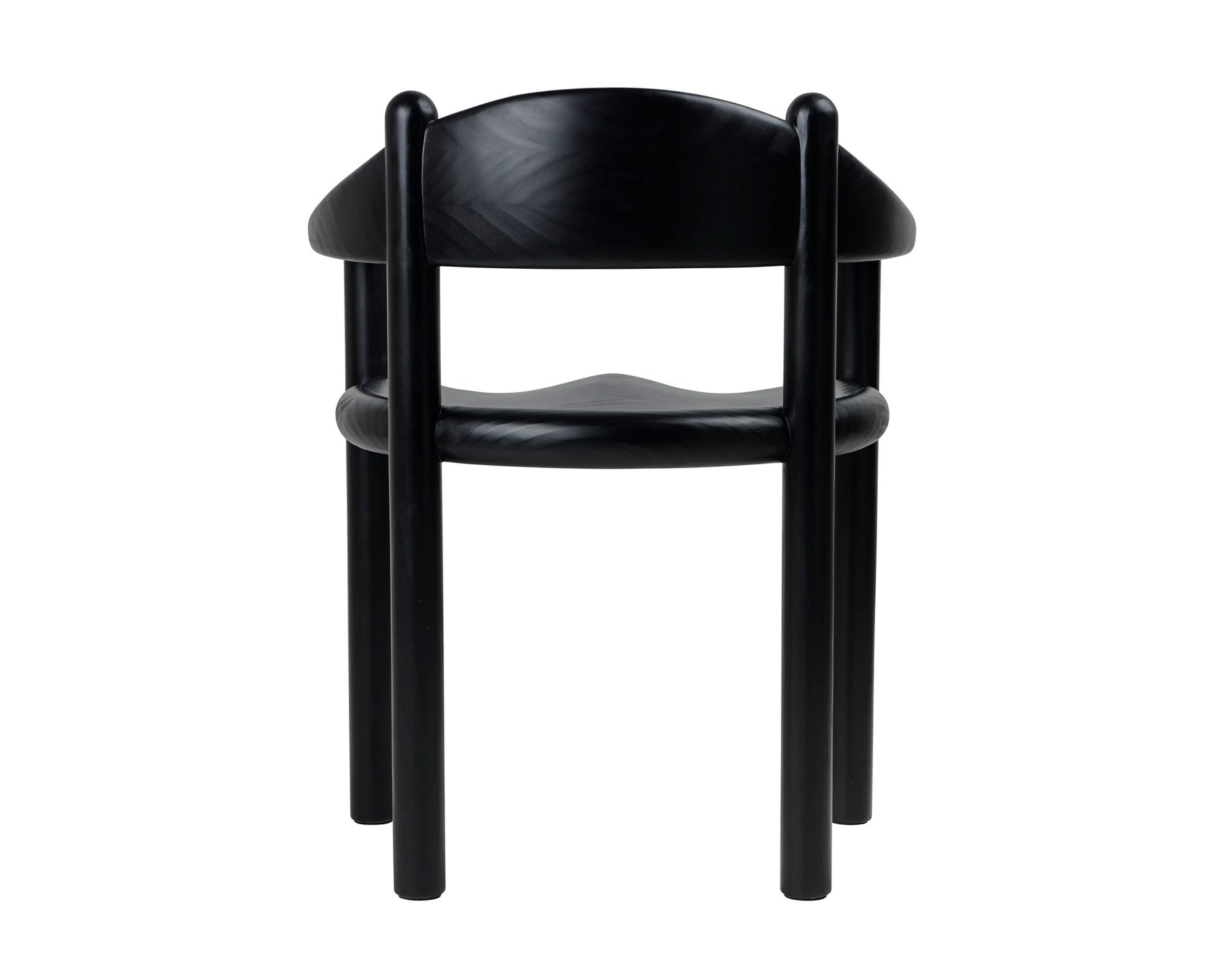 Chunky Black Wood Dining Chair | DSHOP