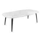 Gubi Dining Table - Elliptical, Marble Top | DSHOP