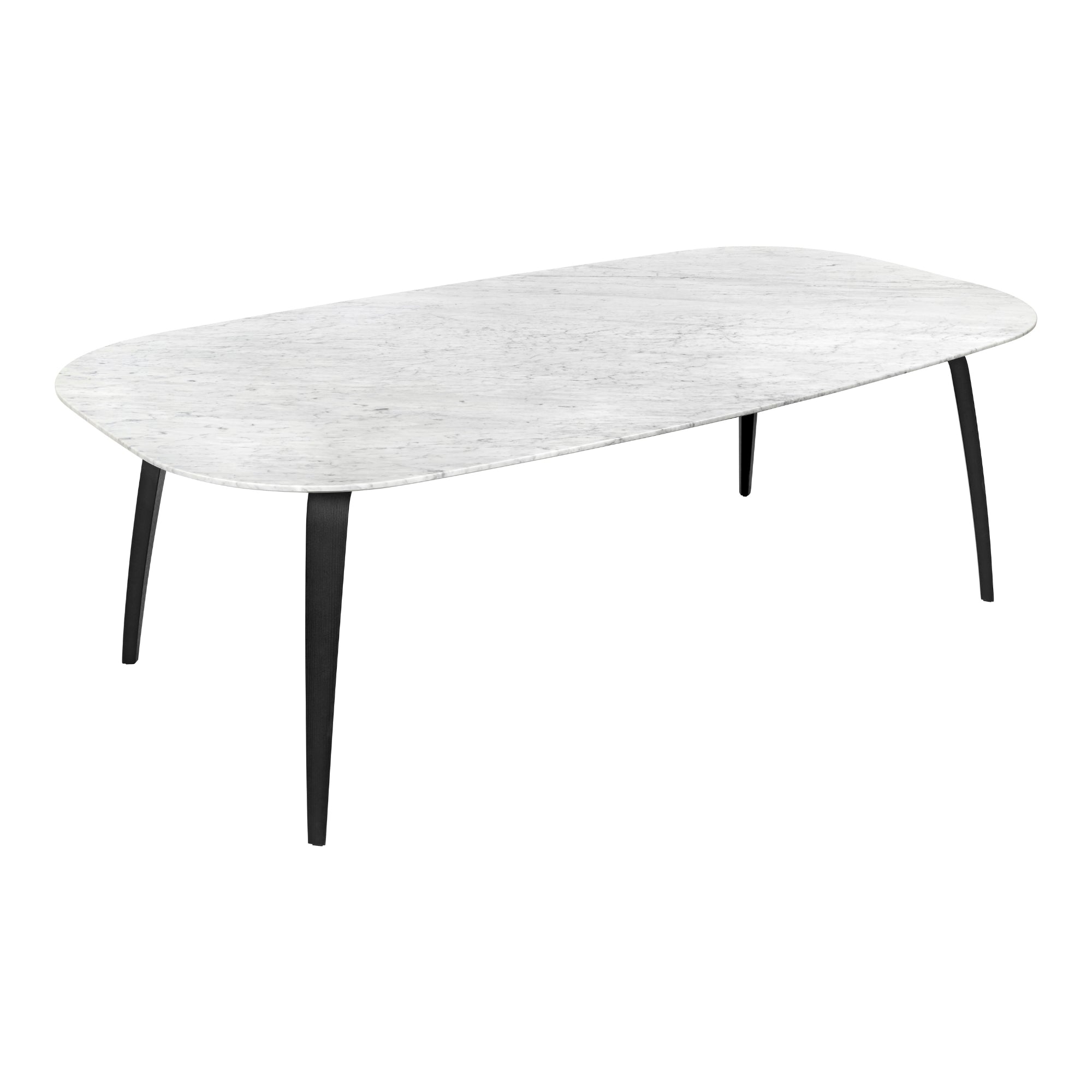 Gubi Dining Table - Elliptical, Marble Top | DSHOP