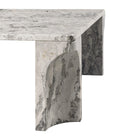 Doric Rectangular Coffee Table – Durable Table in Stormy Gray