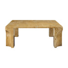 Gubi Doric Square Coffee Table – Stone Table in Honey Amber