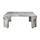 Gubi Doric Square Coffee Table – Stone Table in Stormy Gray