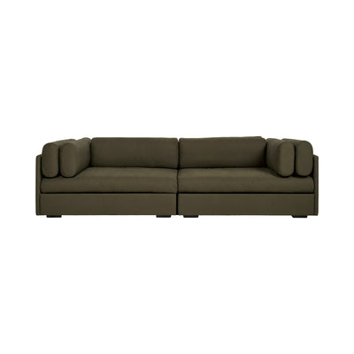 Gubi Elogio 3 Seater Sofa – Modern Sofa in Dark Green