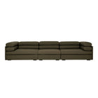 Elogio 4 Seater Sofa – Minimalist Sofa in Dark Green