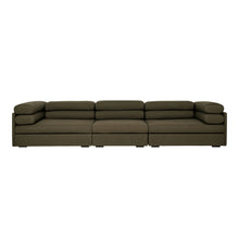 Elogio 4 Seater Sofa – Minimalist Sofa in Dark Green