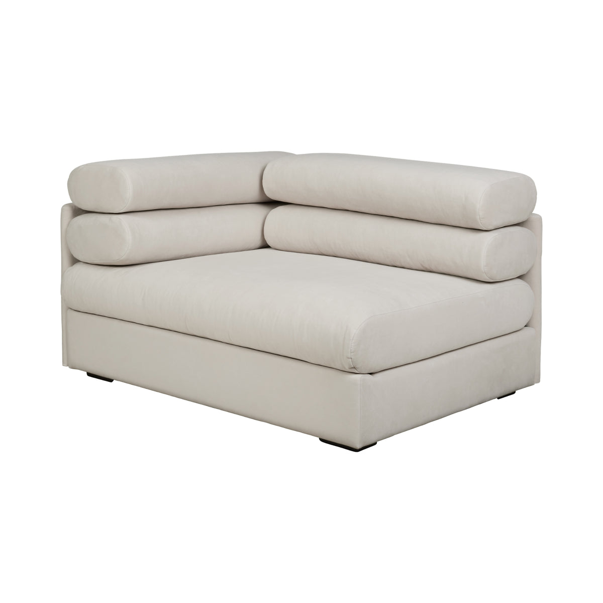 Gubi Elogio Sofa Left Module – Modern Sofa in Cream White