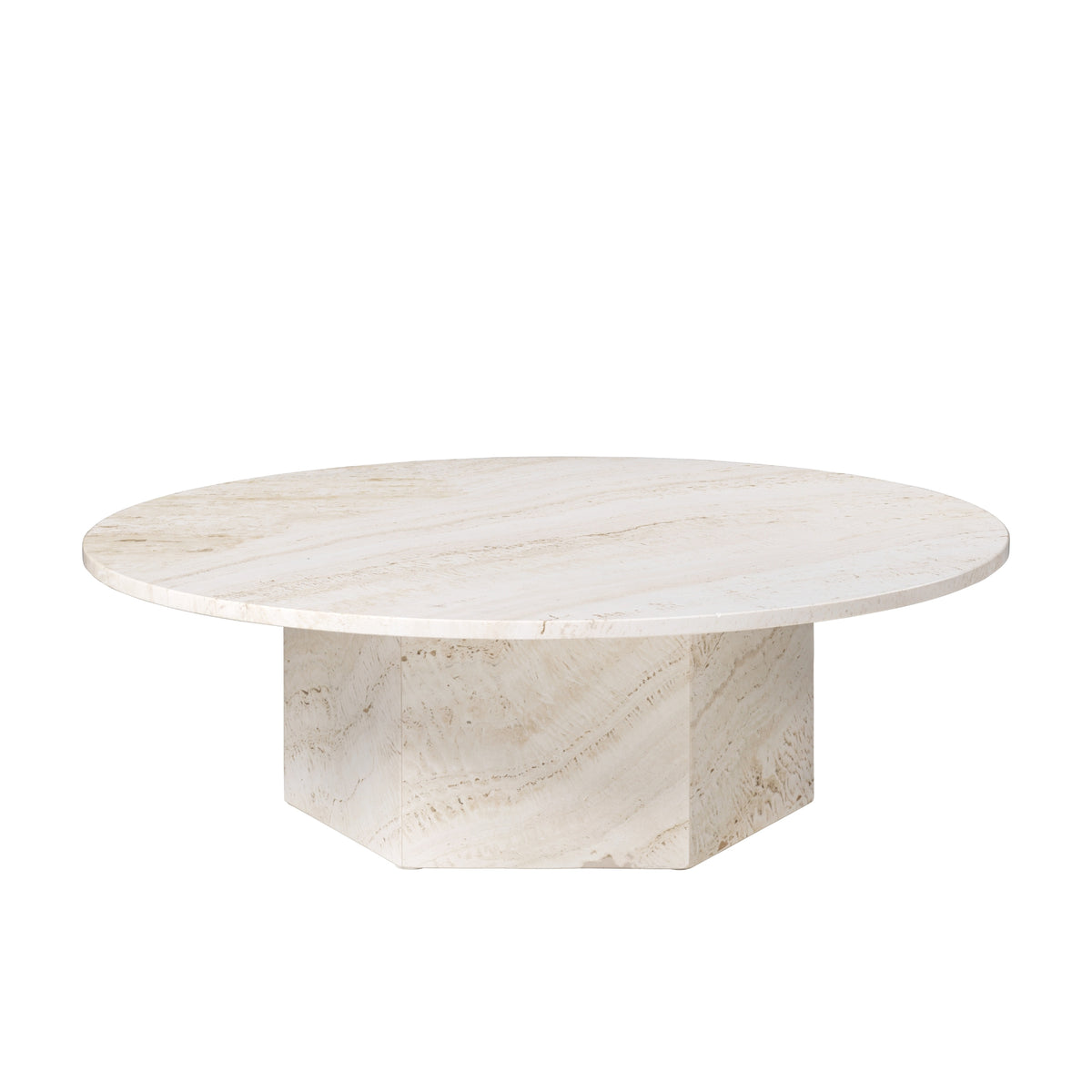 Epic Coffee Table in White Travertine | DSHOP