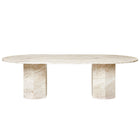 Gubi Epic Elliptical Dining Table – Elegant Table in Neutral White