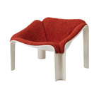 Gubi F300 Lounge Chair – 1960s Lounge Chair in Red