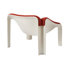 Gubi F300 Lounge Chair – Modern Lounge Chair in Red