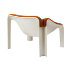 Gubi F300 Lounge Chair – Modern Lounge Chair in Brown