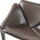 Gubi F300 Lounge Chair – Luxury Lounge Chair in Dark Brown Leather