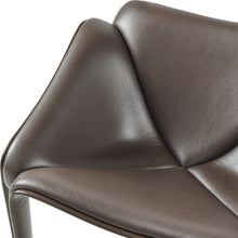Gubi F300 Lounge Chair – Luxury Lounge Chair in Dark Brown Leather