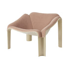 Gubi F300 Lounge Chair – 1960s Lounge Chair in Coral