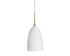 White & Brass Pendant Light | DSHOP