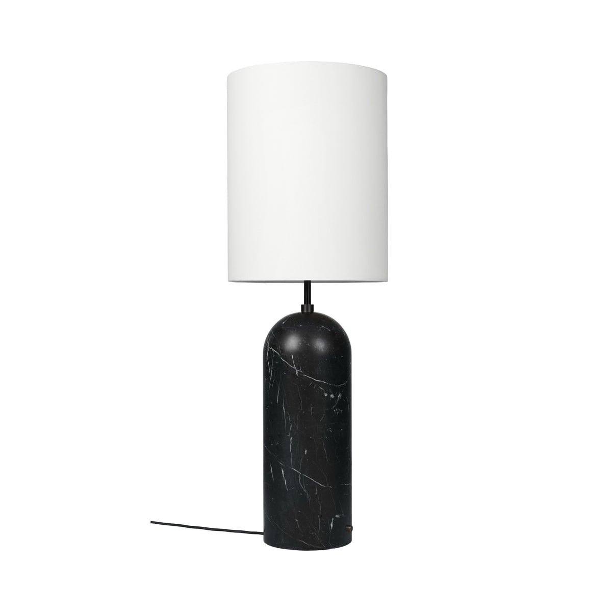 Gubi Gravity Floor Lamp, XL – Marble Floor Lamp in Black