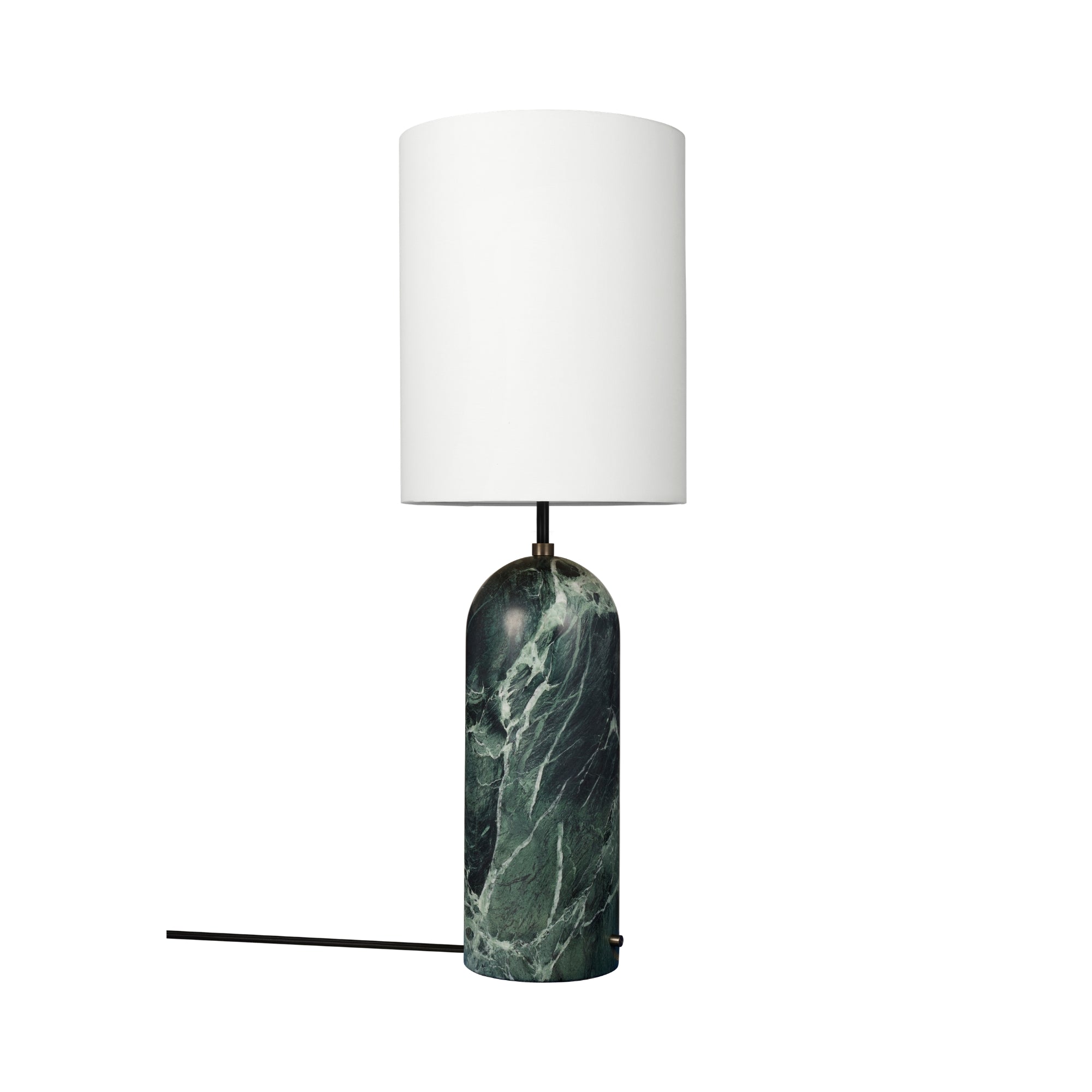 Gubi Gravity Floor Lamp, XL – Marble Floor Lamp in Emerald