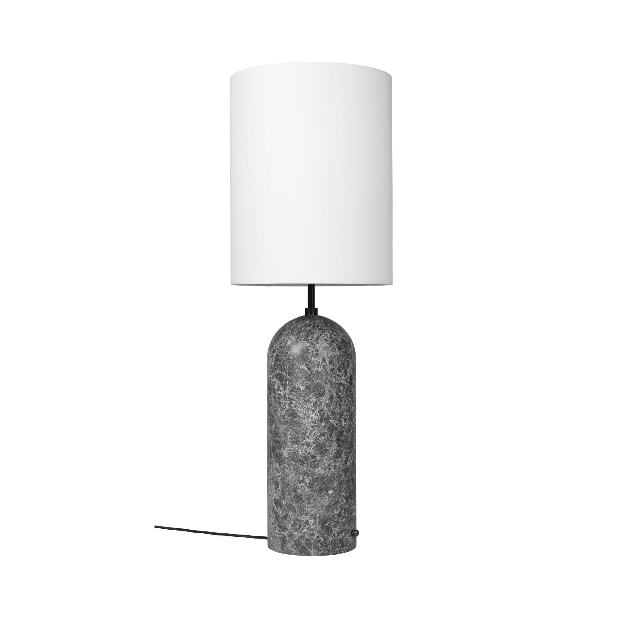 Gubi Gravity Floor Lamp, XL – Marble Floor Lamp in Grey