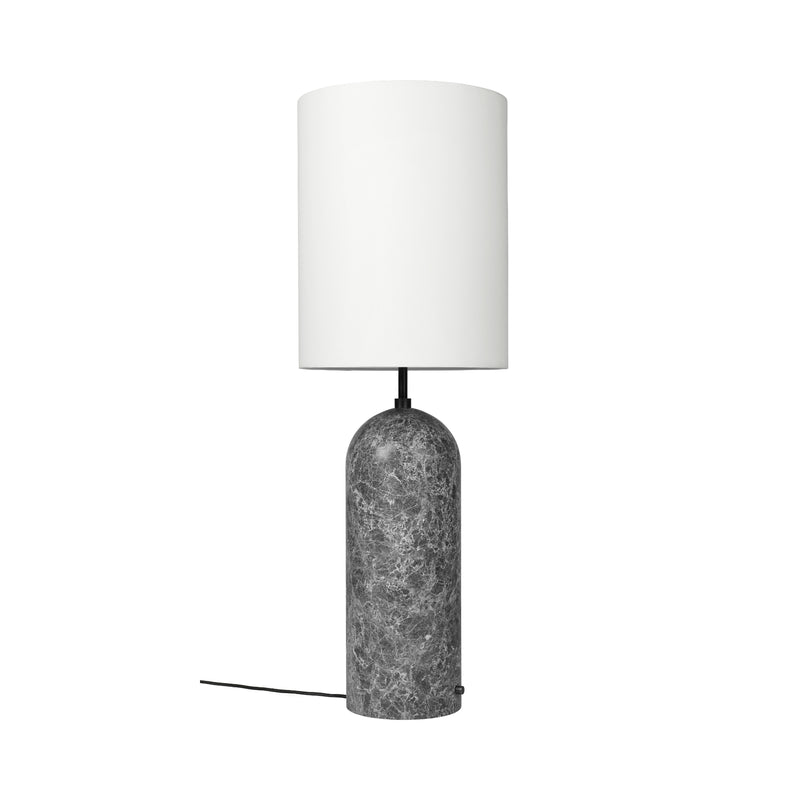 Gubi Gravity Floor Lamp, XL – Marble Floor Lamp in Grey