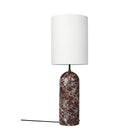 Gubi Gravity Floor Lamp, XL – Marble Floor Lamp in Maroon