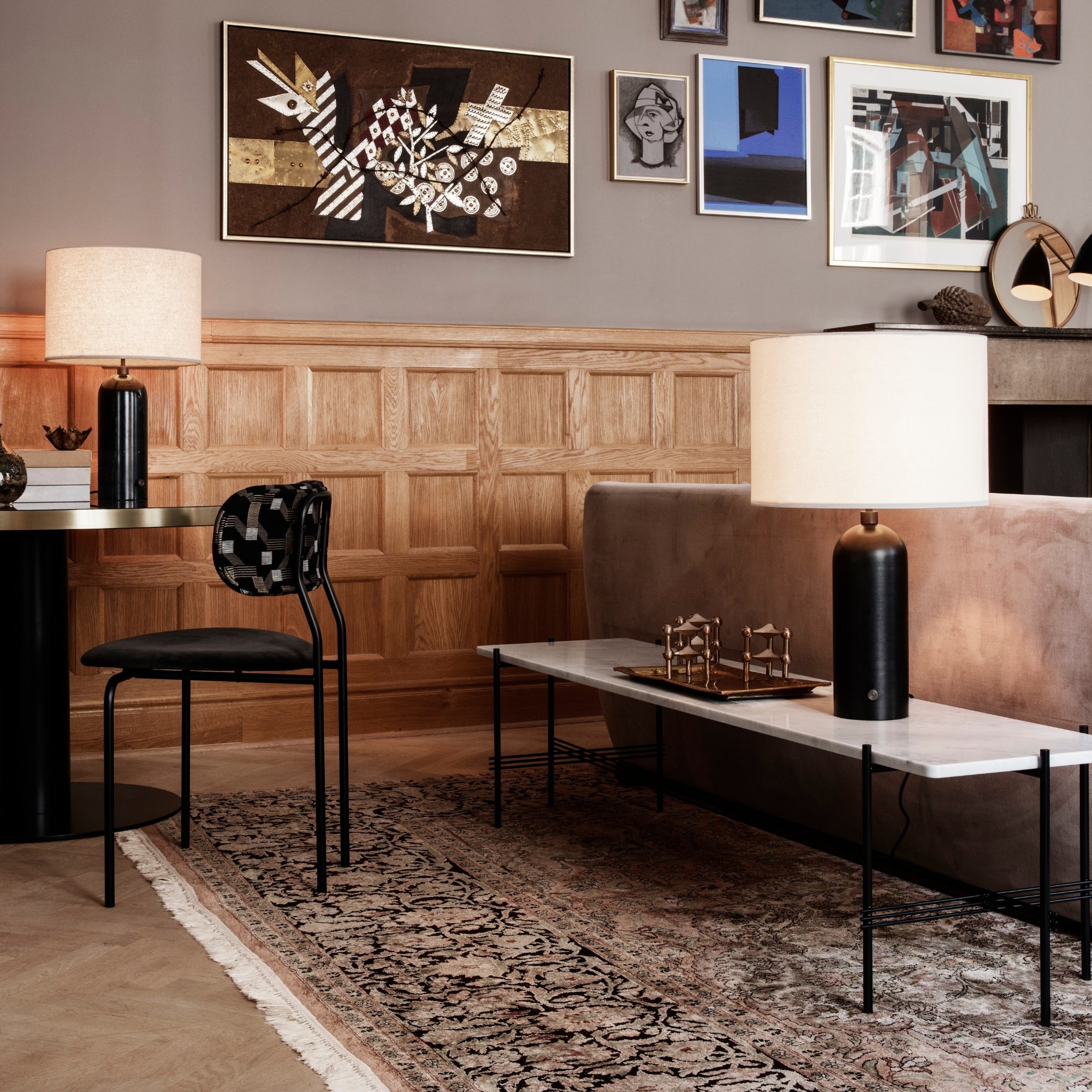 Gubi Gravity Table Lamp - Large – Marble Lamp by Space Copenhagen