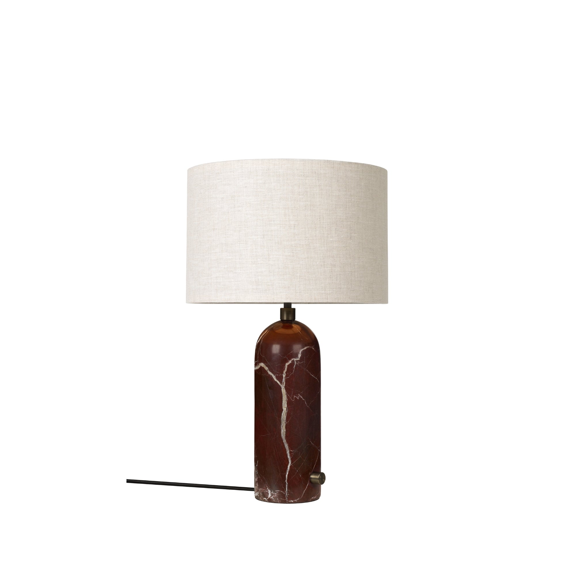Gubi Gravity Small Table Lamp – Modern Lamp in Maroon Marble