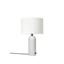 Gubi Gravity Table Lamp - Small – Marble Lamp in White Carrara