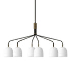 Howard Chandelier - 6 Arm, Bone China | DSHOP