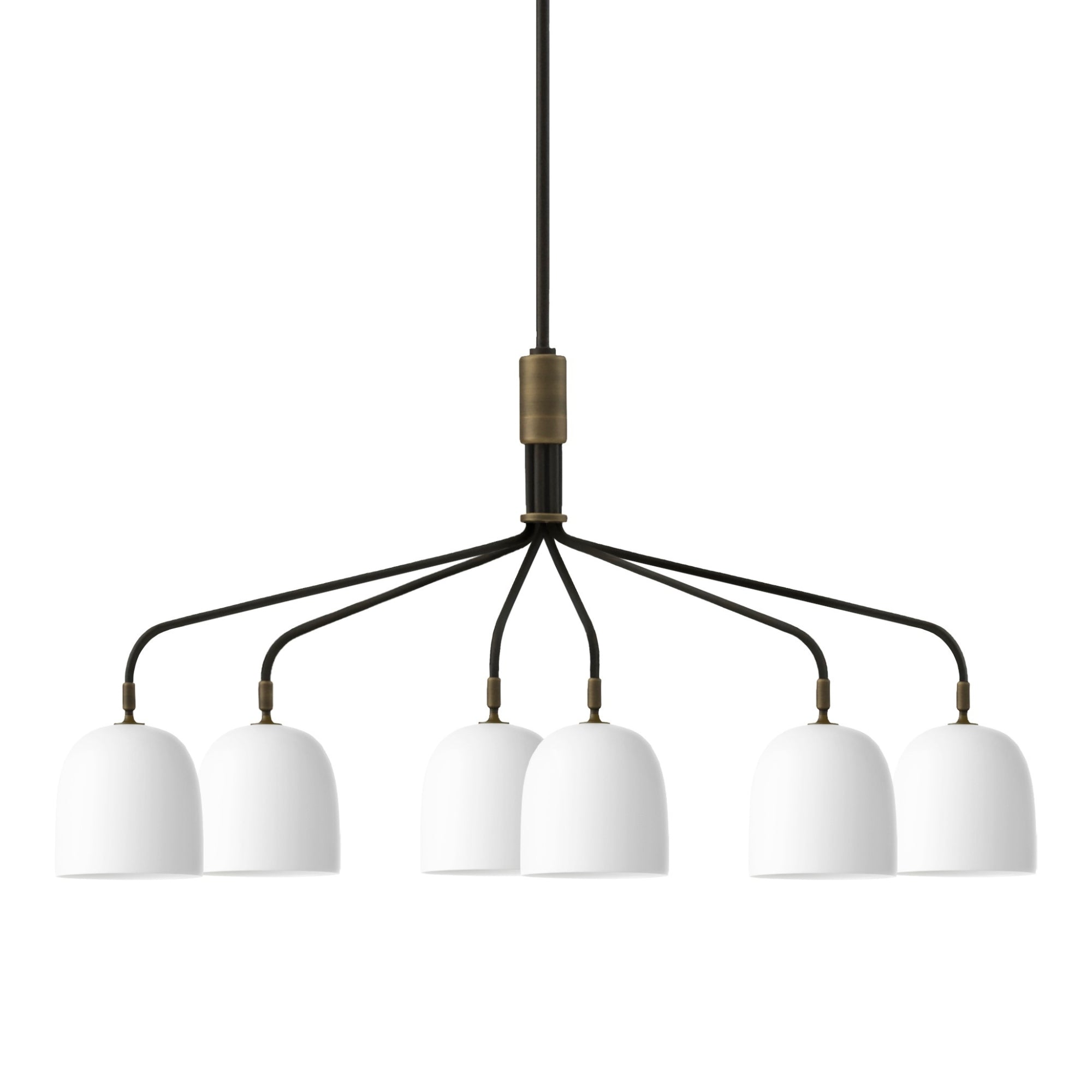Howard Chandelier - 6 Arm, Bone China | DSHOP