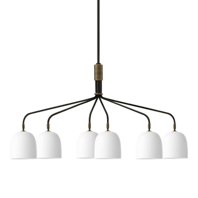 Howard Chandelier - 6 Arm, Bone China | DSHOP