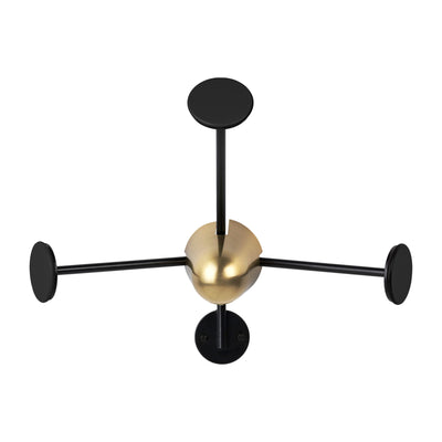 Mathieu Mategot Coat Rack - Brass Black | DSHOP