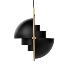 Gubi Multi-Light Pendant - Brass/Charcoal Black | DSHOP