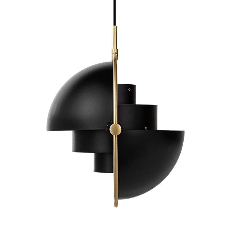 Gubi Multi-Light Pendant - Brass/Charcoal Black | DSHOP