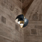 Gubi Multi-Light Pendant – Modern Pendant in Midnight Blue and Brass