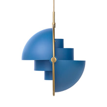 Gubi Multi-Lite Pendant - Brass/Blue | DSHOP