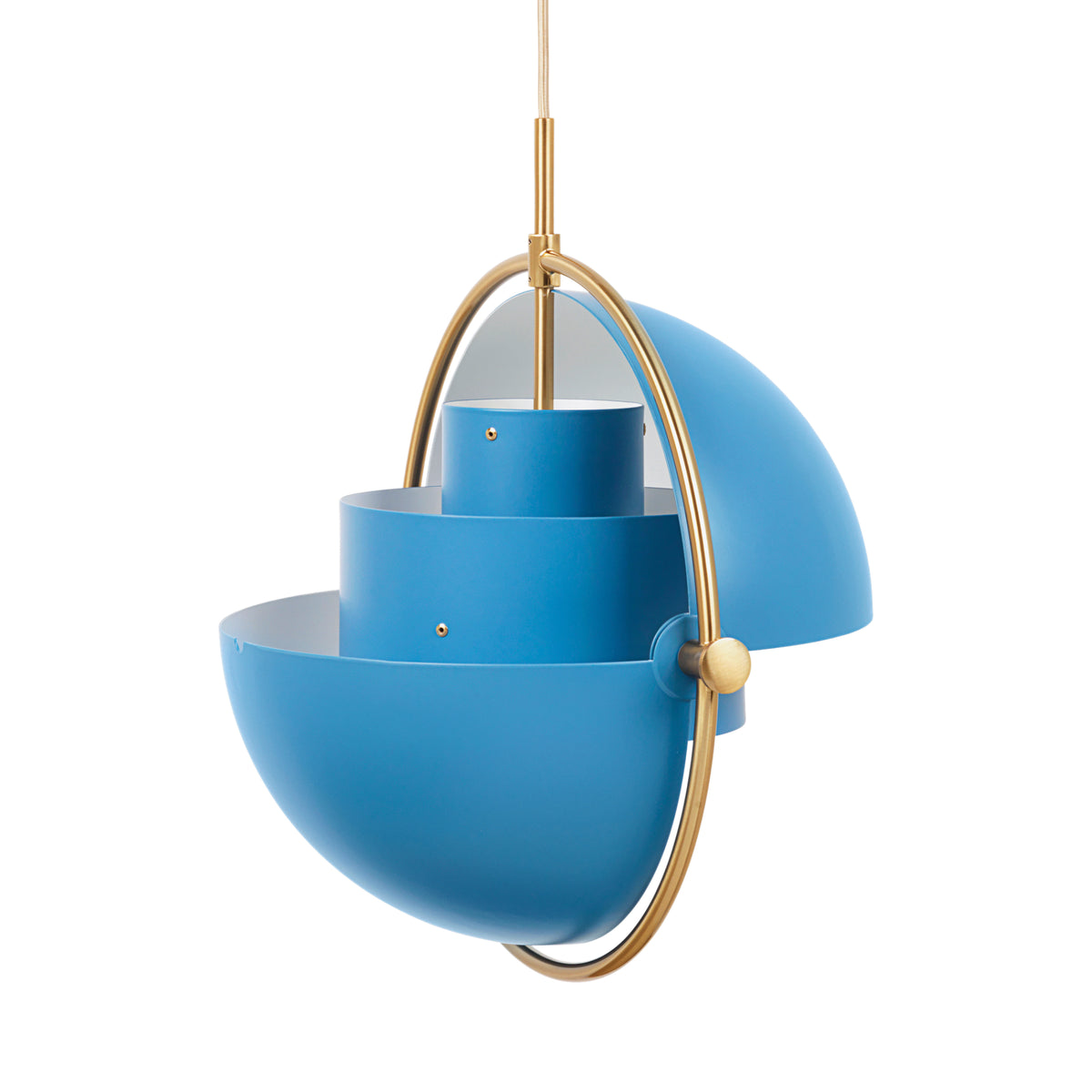 Multi-Lite Pendant - Brass/Blue | DSHOP