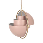 Gubi Multi-Lite Pendant - Minimalist Light in Rose Dust