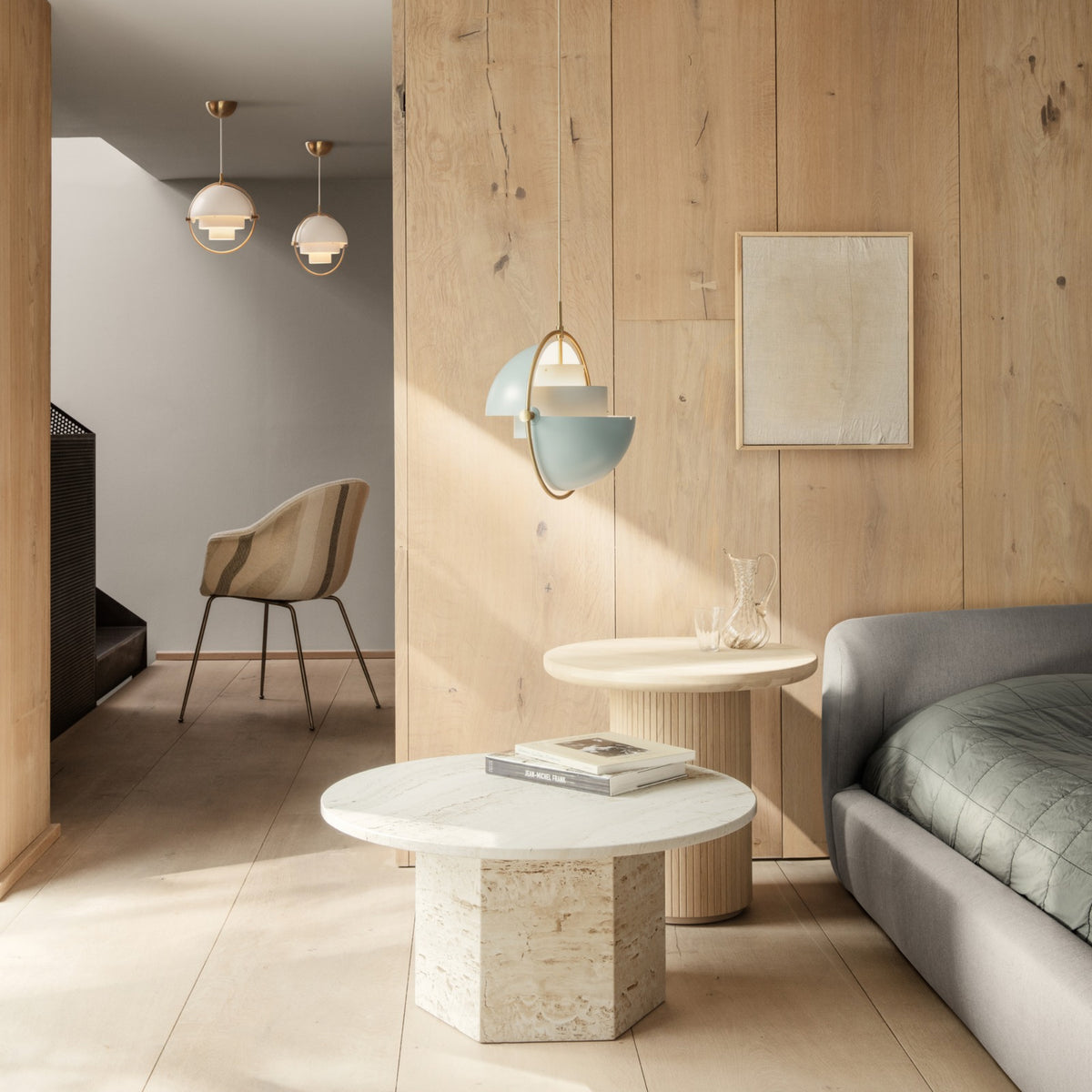 Gubi Multi-Lite Pendant – Luxury Light in Sea Grey