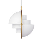 Gubi Multi-Light Pendant - Brass/White | DSHOP
