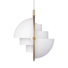 Gubi Multi-Light Pendant - Brass/White | DSHOP