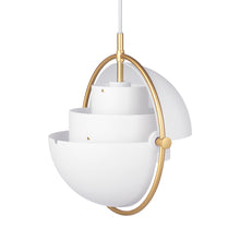 Louis Weisdorf Multi-Light Pendant - Brass/White | DSHOP