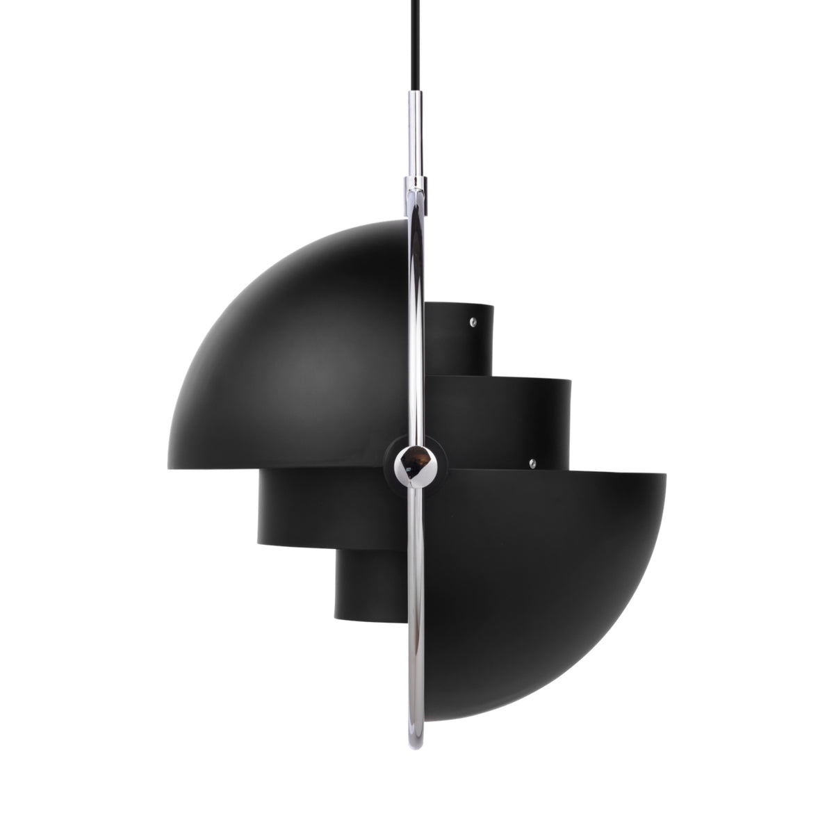 GUBI Multi Lite Pendant – Modern Light in Chrome / Black
