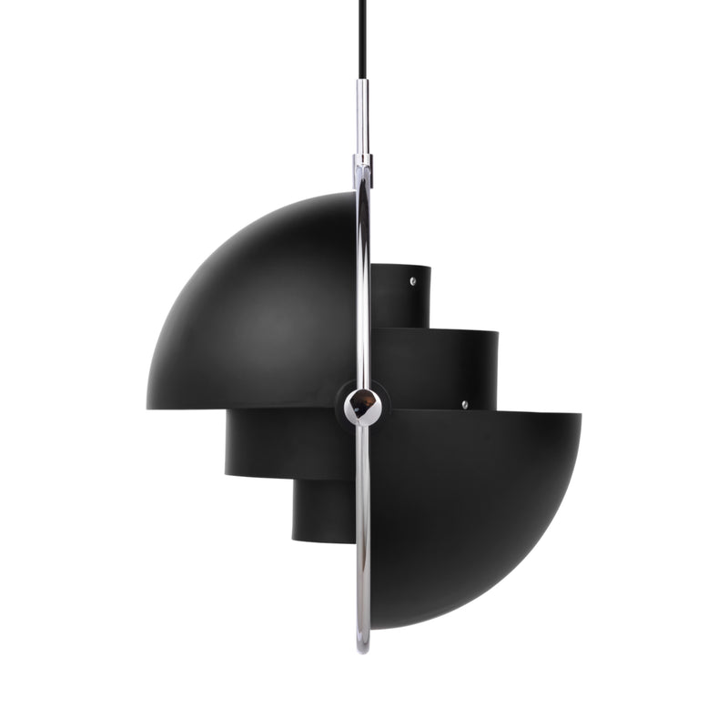 GUBI Multi Lite Pendant – Modern Light in Chrome / Black