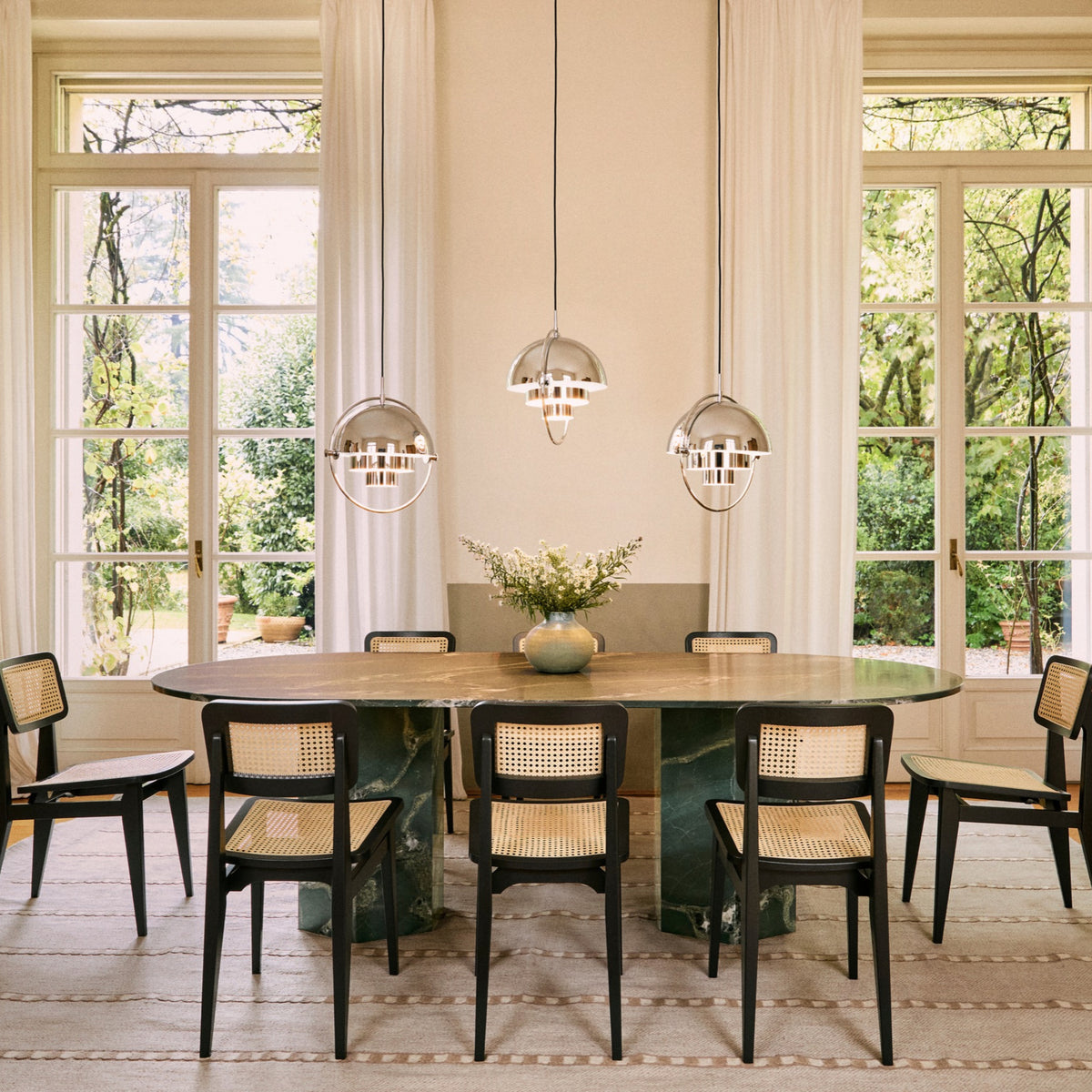 Gubi Multi-Lite Pendant – Indoor Pendant Light in Chrome