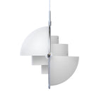 Gubi Multi-Lite Pendant – Modern Light in Chrome / White