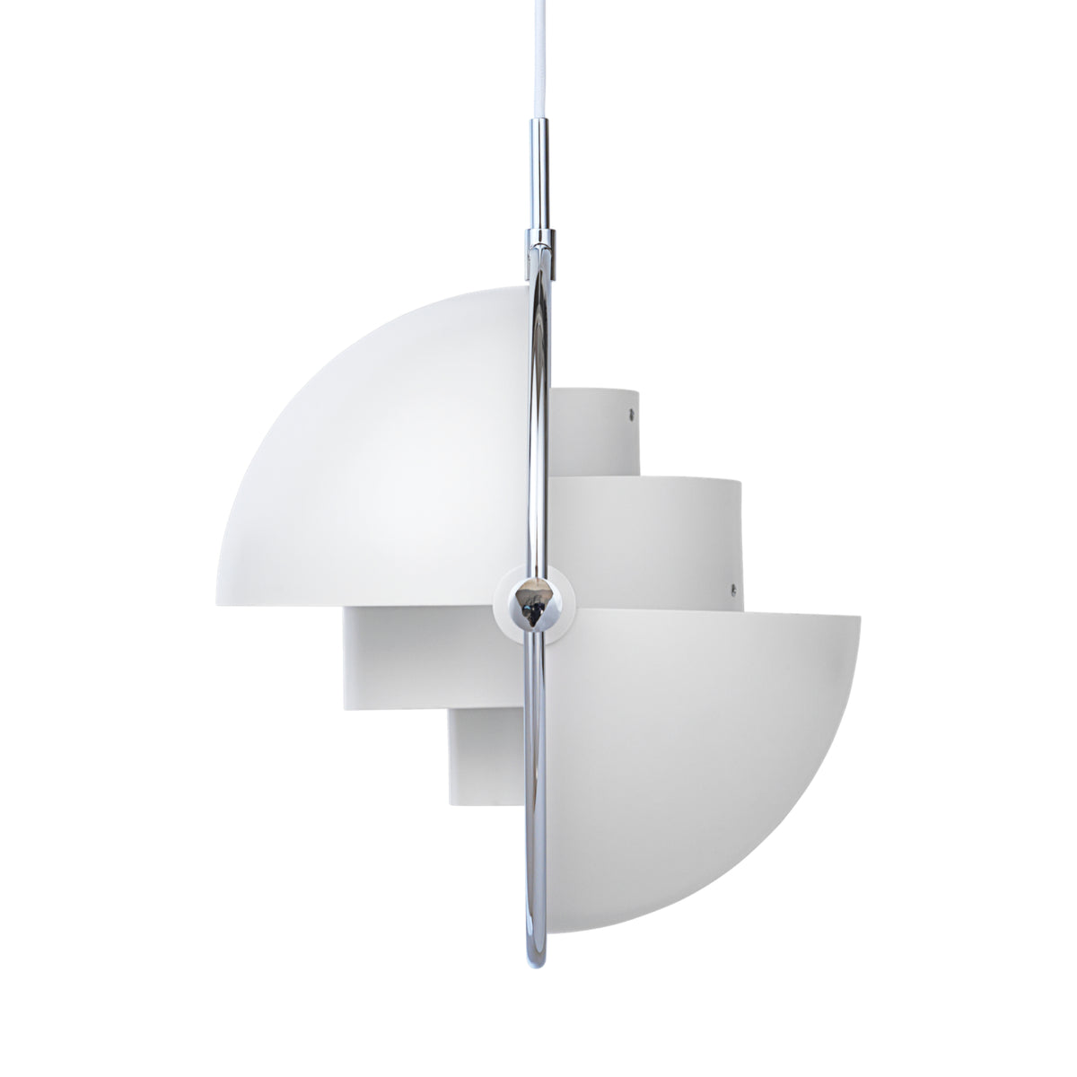 Gubi Multi-Lite Pendant – Modern Light in Chrome / White