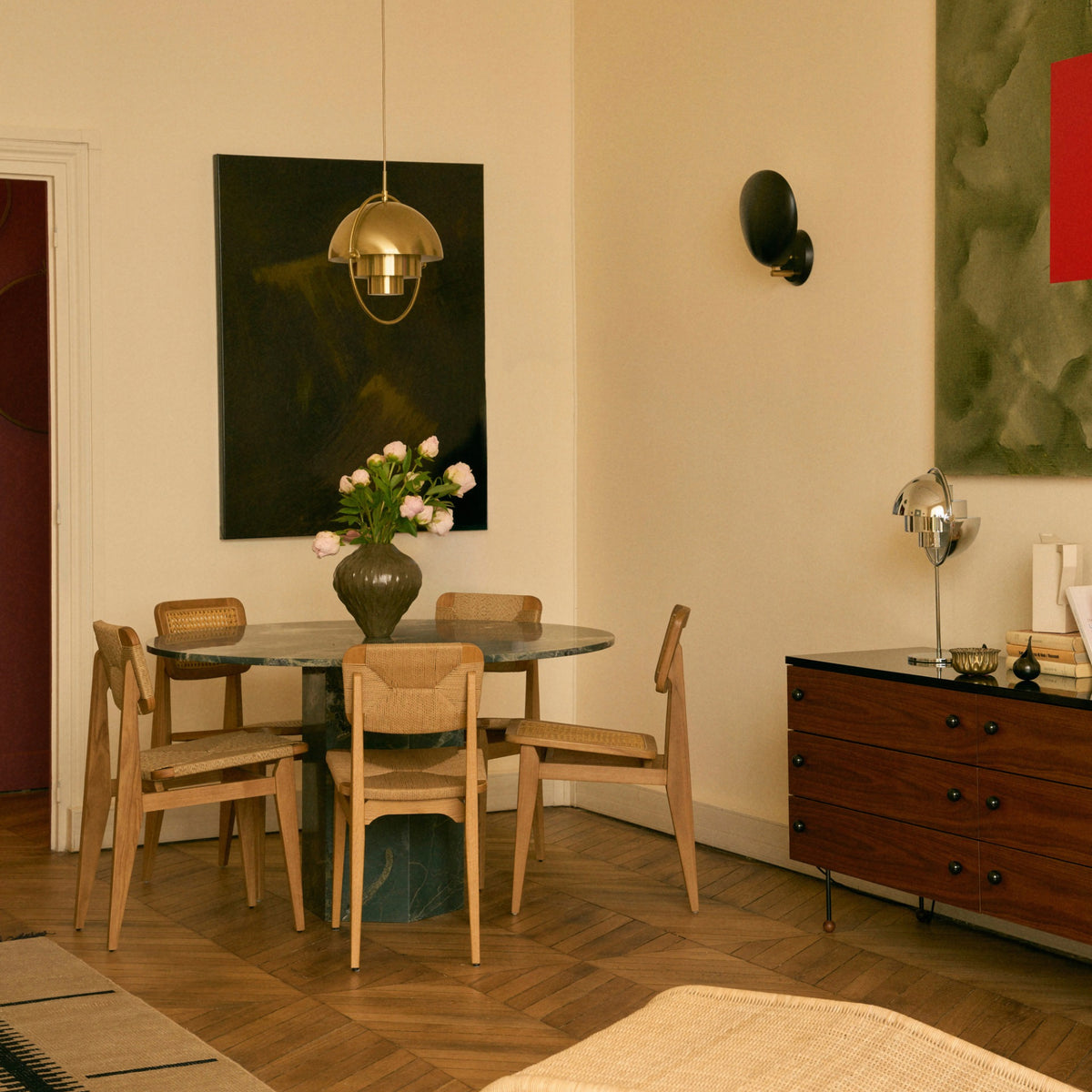 Gubi Multi-Lite Pendant – Modern Light in Brass